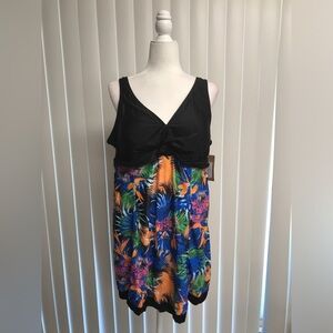 Women's Padded Push Up One Piece Swimsuit Swimwear with Cover